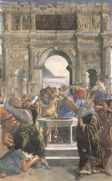 Punishment of the Rebels, Sandro Botticelli